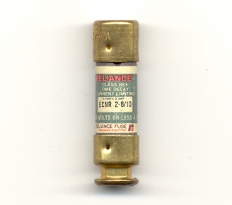 ECNR-2-8/10 Class RK5 2-8/10Amp Reliance Fuse - USED
